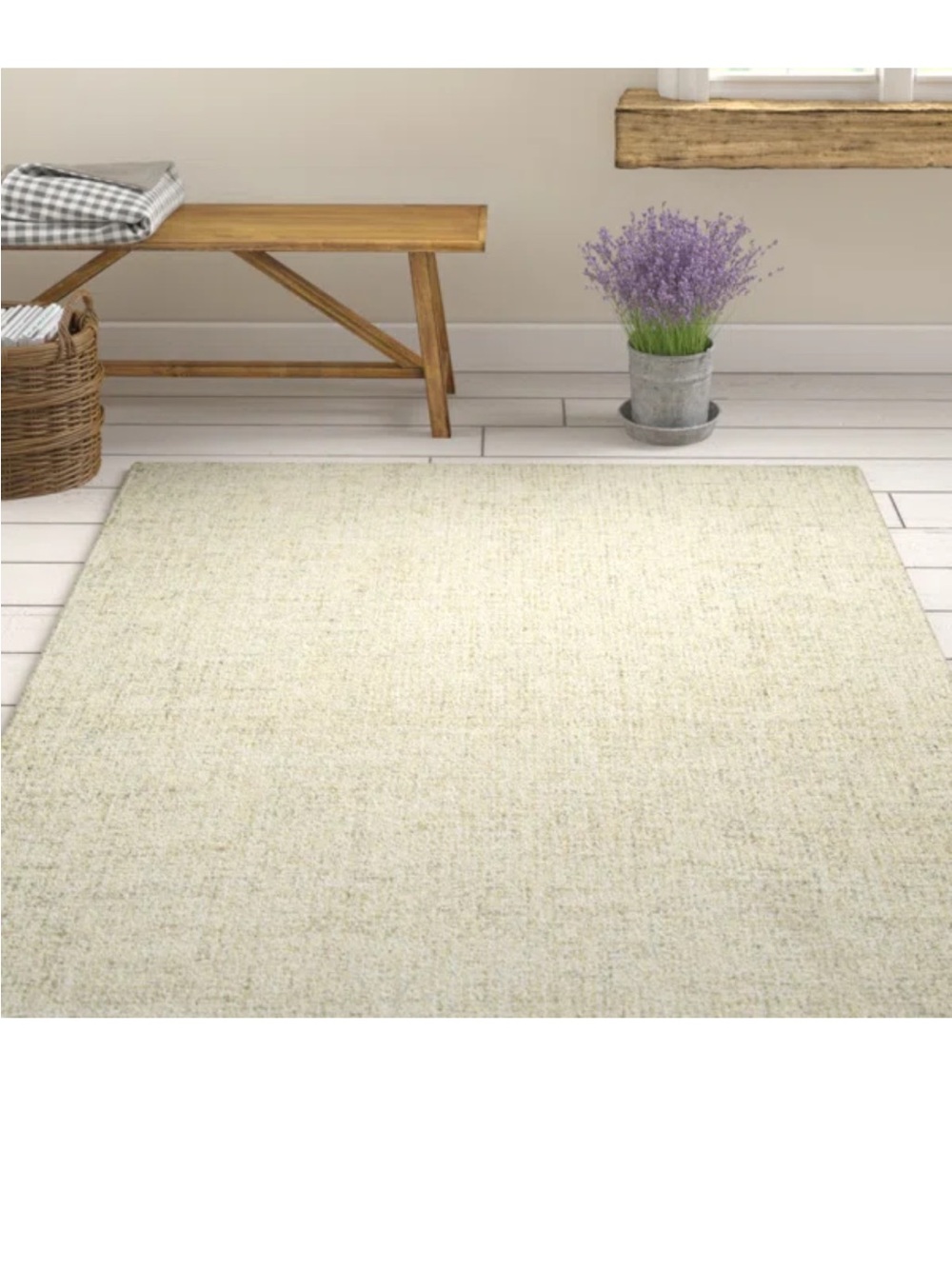 Wool 3x5 Area Rug - Picture 3 of 6